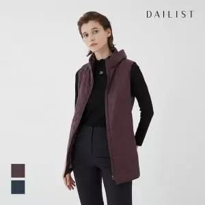 [데일리스트] 기본 롱기장 패딩 베스트_MDEQC3W8231