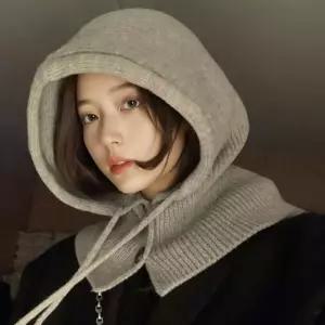 고품질 잔솔 여성 니트 바라클라바 러닝 발라클라바 울클라바