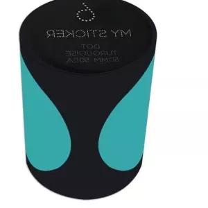 원형 스티커 롤지 50mm 터쿼이즈 색상 라벨지 다꾸스티커 다이어리꾸미기 인테리어데코 a-WFMZRW6