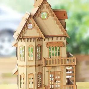 3D나무입체퍼즐 Gothic House snAE5F2 프라모델 모형