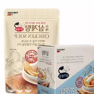 애견간식 더독 수제 삼계탕 150g 10팩 1박스 수제간식 강아지영양식 애견영양식 a-WECB71F