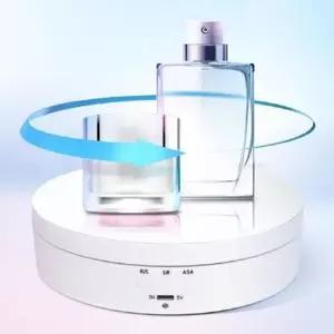 원형 회전스탠드 진열대 진열판 전시 테이블 거울 미러 반사 배경지 r-246EC