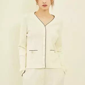 [클라비스]슬림 라인배색 가디건 CVCKE1201M T_P430369334
