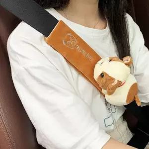 자동차안전벨트커버 인형 쿠션 차량용품 안전벨트용품 a-W8595BB