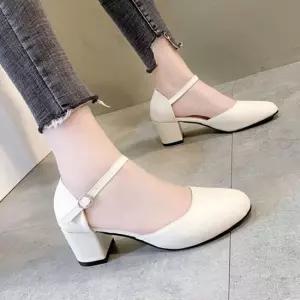 여자 데일리 귀여운 라운드 윈디 메리 제인 슈즈 구두 여성하이힐 하이힐 에나멜하이힐