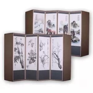 () 금장 반야 6폭 병풍 (커버포함)병풍 세트 고급 차례용품 차례용 명절 준비 제사 제기