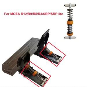 모자 R12/R9/R5/R3용 시뮬레이션 레이싱 게임 개조 페달 클러치 스로틀 브레이크 유압 스프링 댐퍼 모드 키