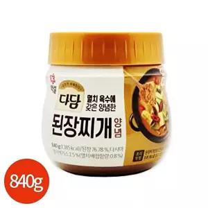 [백설]백설 다담 된장찌개 양념 840g x 2개