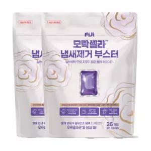피지 모락셀라 냄새제거부스터 화이트머스크 26입 2개