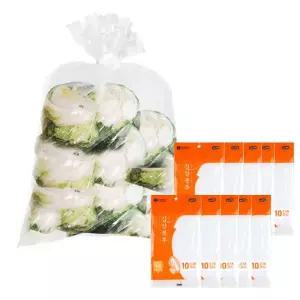 중형 롯데이라이프 김장비닐봉투 배추10포기 김장봉투 55x80 질긴비닐 20매