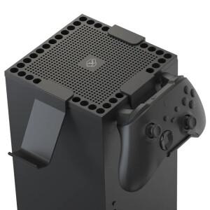 Xbox 시리즈 X용 Aolion 먼지 필터 커버 X 액세서리 상단 후면 홀더 실리콘 플러그