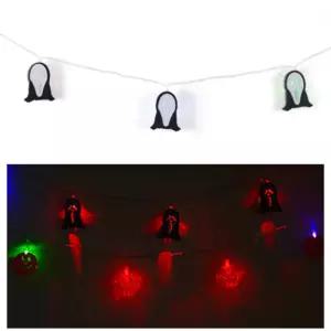 JJ리빙 할로윈 LED 가랜드 점멸등 2M 10구 스크림 장식조명