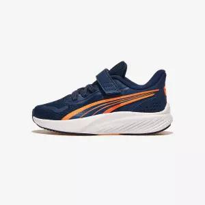 푸마 파운스 라이트 AC 프리스쿨 - Persian Blue-Orange Glo-PUMA White