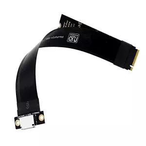SSD 그래픽 카드용 M.2 NVME-Oculink 4i 연장 케이블 M2 M 키-SFF-8612 어댑터 PCIe 4.0 Gen4 케이블데스크