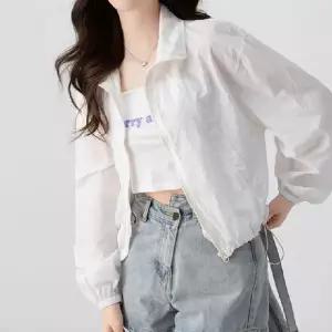 경량 세미크롭 바람막이 점퍼 캐주얼 스포츠웨어