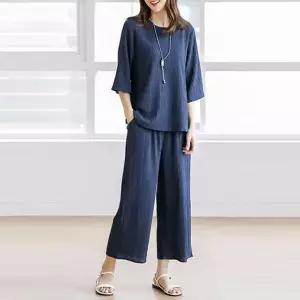 [데드라](88size)플리츠인견상하SET SETC3001