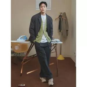 에잇세컨즈 세미와이드핏 셋업 팬츠 애쉬 215321BY14 4863506