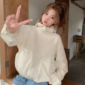 OHS-CWAJ6688 메쉬안감 루즈핏 후드 바람막이