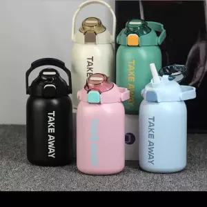 원터치 850ml 대용량 스포츠 핸들 보틀 텀블러