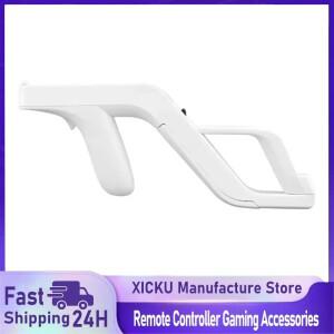 원격 컨트롤러 게임 액세서리 제어 슈팅 건 Wii Zapper Gun 용 분리형 1PCS