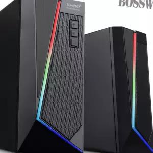 (올핀)USB 스피커 RGB 터치 LED 2채널 노트북 PC 컴퓨터