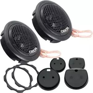 오리온 코발트 CB1TW 1인치 실크 돔 카 트위터 40W RMS 최대 160W 쌍 표면 장착 플러시 또는 앵글 마운팅