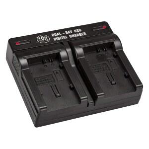 BM PREMIUM DUAL BAY BATTERY CHARGER FOR CANON VIXIA HF G70 /G50 /G60 /XA40 /XA45 /XA50 /XA55 /G21 /G30 /G40 /XA10 /XA11 /XA15 /XA20 /XA25 /XA60 /XA65 /XA70 /XA75 /XF400 /XF405 - 7.4V OUTPUT BLACK