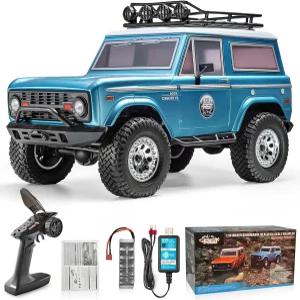 RGT RC 크롤러 1 10 4wd 오프로드 트럭 록 크루저 원격 조종 자동차 4x4 취미용 카 토이 블루 136100V3FD