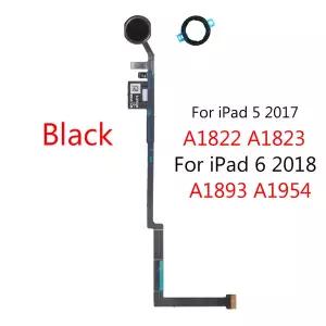 홈 버튼 플렉스 케이블 고무 스티커 포함 iPad 5 6 A1822 A1823 A1893 A1954