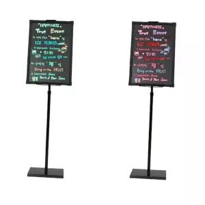 스탠드형 매장 홍보용 led 네온보드 형광 칠판 입간판 led