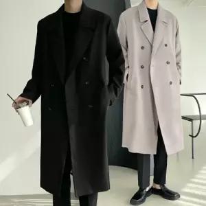 데일리 분트 오버핏 더블 코트_(4color)