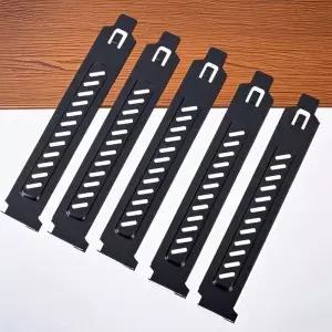 5pcs 스테인레스 스틸 PCI 슬롯 커버 먼지 필터 블랭킹 보드 냉각 팬 환기