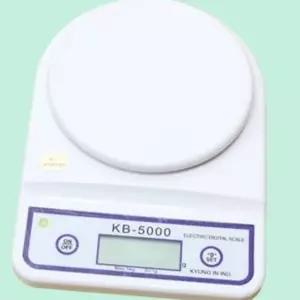 (다올)디지털 주방 저울 경인 KB-5000 계량 전자저울 요리 제빵 실험