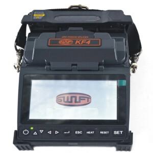 일신텍 휴대용 V-홈 SWIFT KF4 FTTH 광섬유 융착접속기 절단기 포함)