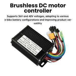 36V 48V 20A 350W-500W 사인파 브러시리스 전동 컨트롤러 SM 커넥터 프로토콜 2 LCD 계기판 전기 자전거에