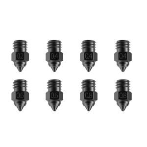 2/4/8PCS Ender 3 Pro/ 5 시리즈/CR 10 핫 엔드용 고급 경화 강스틸 프린터 노즐