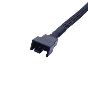 시스템 CPU 팬 와이어 커넥터 4핀 전원 케이블 PWM 연장 3핀 컴퓨터