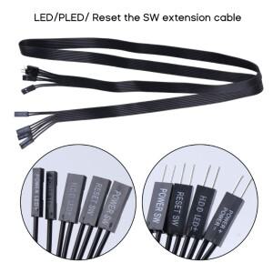 20/30/50/100cm 마더 보드 스위치 HDD LED/PLED/리셋 SW/전원 SW 연장 케이블