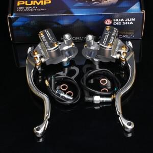 17RCS 레이싱 자전거 브레이크 클러치 펌프 마스터 실린더 유압 레버 범용 22mm Honda Yamaha Aprilla BMW