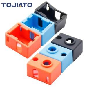 2/5/10pcs E3D V6 PT100 히터 블록 공식 J 헤드 핫 엔드 프린터 부품 용 보호 실리콘 양말 절연 커버