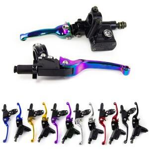 CRF YZF XR KLX RMZ 브레이크 펌프 핸들 Dirtbike CNC 차량 바용 바이크 오토바이 유압 실린더 클러치 레버