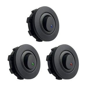 ON/OFF 라운드 로커 토글 LED 스위치 3 핀 12V 20A 자동차 대시 보드 보트 트럭 푸시 버튼