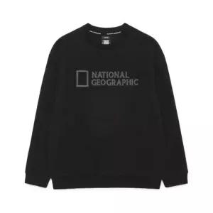 내셔널지오그래픽 키즈 NATIONALGEOGRAPHIC KIDS K241USW910 빅로고 맨투맨 CARBONBLACK