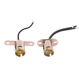 혁신적in 1157 BAY15D 자동차 브레이크 라이트 회전 신호 LED 전구 와이어 어댑터 선박 DIY 램프 소켓 홀더