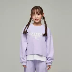 내셔널지오그래픽 키즈 NATIONALGEOGRAPHIC KIDS K243GSW920 레이어드 맨투맨 LAVENDER