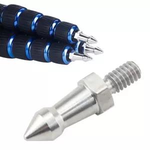 카메라 스탠드 다리 발 스파이크 팁 1/4 나사 볼트 마운트 eIR56vrW