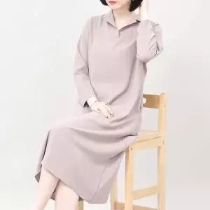 [NS홈쇼핑]애비뉴투지 엄마옷 찰랑이는 셔츠 카라 여성 봄 가을 긴팔 롱 원피스 K04337...