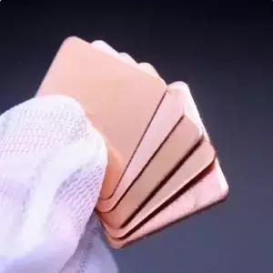 순수 구리 시트 플레이트 심 방열판 열 패드 GPU CPU 노트북 0.1mm