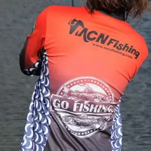 (MFJL-GO FISHING)고 피싱 mcn낚시단체복 의류낚시 상의 스포츠 레저용상의 용긴팔티 용티 아웃도어옷 낚시