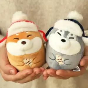 단체 크리스마스 포켓형 양털모자 핫팩 선물 졸업 손난로 입학 연말 [FN21] 모찌타운 인형 휴대용